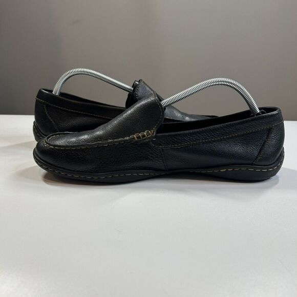 Born Loafer Shoe Men’s 10.5M Black Leather Harmon Moc Toe Slip On Comfort - Picture 5 of 8
